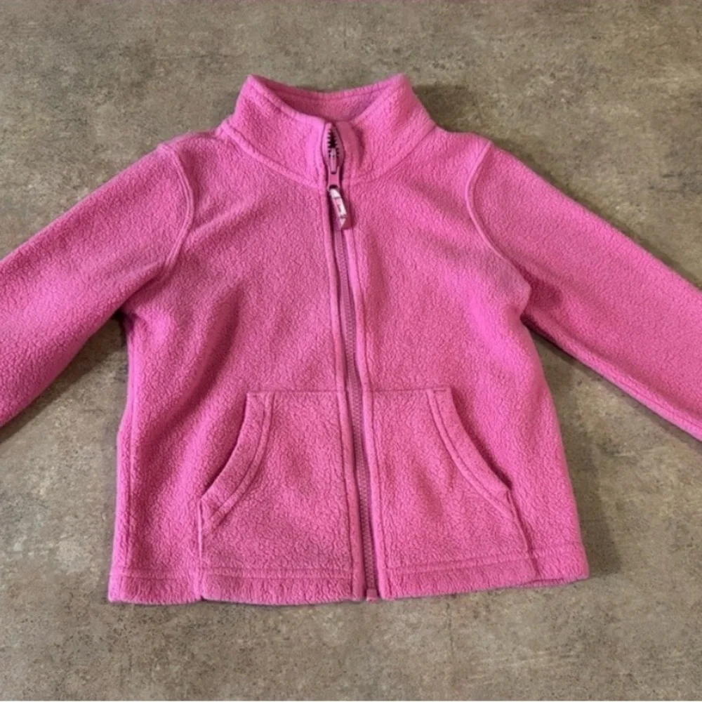 The Children's Place Pink Full Zip Fleece Lightweight Sweater Size 5T